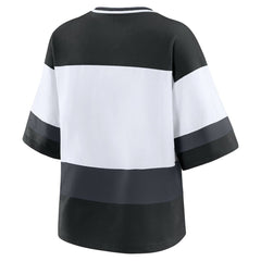 Vegas Golden Knights WEAR by Erin Andrews Women's Jersey Style Tee - Black/White | NHL online
