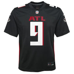 Michael Penix Jr. Atlanta Falcons Youth Team Game Jersey - Black - Nike