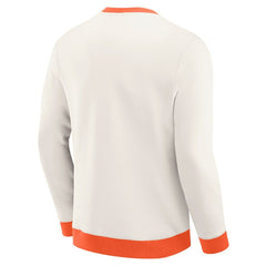 Philadelphia Flyers Darius Rucker Collection by Fanatics Colorblock Pullover Sweatshirt - Cream | Fanatics Lifestyle