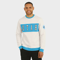 Utah Hockey Club Darius Rucker Collection by Fanatics Colorblock Pullover Sweatshirt - Cream | Fanatics Lifestyle