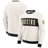 Boston Bruins Darius Rucker Collection by Fanatics Colorblock Pullover Sweatshirt - Cream | Fanatics sale