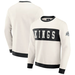 Los Angeles Kings Darius Rucker Collection by Fanatics Colorblock Pullover Sweatshirt - Cream | Fanatics discount