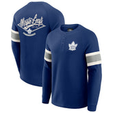 Toronto Maple Leafs Darius Rucker Collection by Fanatics Waffle-Knit Raglan Long Sleeve Henley T-Shirt - Navy | Fanatics near me