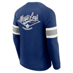 Toronto Maple Leafs Darius Rucker Collection by Fanatics Waffle-Knit Raglan Long Sleeve Henley T-Shirt - Navy | Fanatics near me