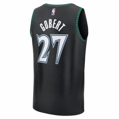 Fanatics Rudy Gobert Minnesota Timberwolves Fastbreak Jersey Classic Edition Black