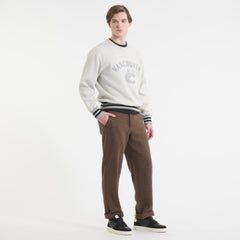 Vancouver Canucks Todd Snyder by Fanatics Relaxed Canadian Fleece Crew - Heather Gray | Fanatics Lifestyle