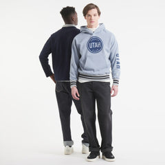 Utah Mammoth Todd Snyder by Fanatics Relaxed Canadian Fleece Hoodie - Gray | Fanatics on sale