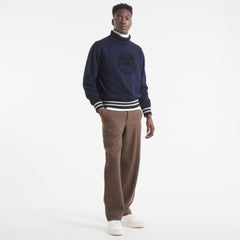 Edmonton Oilers Todd Snyder by Fanatics Relaxed Canadian Fleece Turtleneck - Navy | Fanatics near me