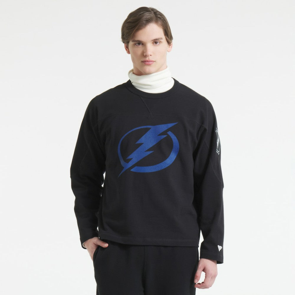 Tampa Bay Lightning Todd Snyder by Fanatics Heavyweight Football Jersey - Black | Fanatics discount