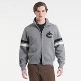 Vancouver Canucks Todd Snyder by Fanatics Full-Zip Fleece - Dark Heather Gray | Fanatics discount