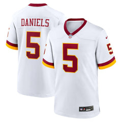 Jayden Daniels Washington Commanders Game Super Bowl Era Jersey - White - Nike