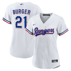 Jake Burger Texas Rangers Nike Women's Home Replica Jersey Outlet