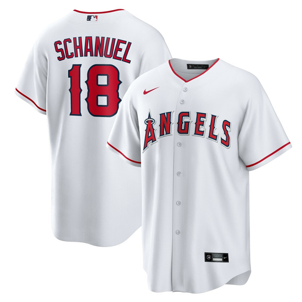 Nolan Schanuel Los Angeles Angels Nike Home Replica Jersey Online
