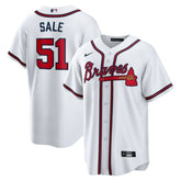 Chris Sale Atlanta Braves Nike Home Replica Jersey Online