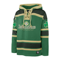 New York Islanders '47 St. Patrick's Day McLucky Superior Lacer Pullover Hoodie - Kelly Green | 47 brand sale