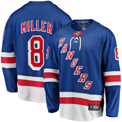 J.T. Miller New York Rangers Fanatics Home Breakaway Jersey - Blue | Fanatics on sale