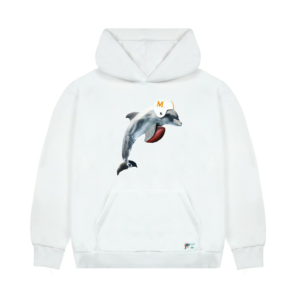 Miami Dolphins GOLF WANG Cutout Hoodie - White - NFL
