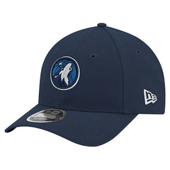 New Era Minnesota Timberwolves 9FORTY Stock M-Crown Adjustable Hat Navy