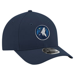 New Era Minnesota Timberwolves 9FORTY Stock M-Crown Adjustable Hat Navy