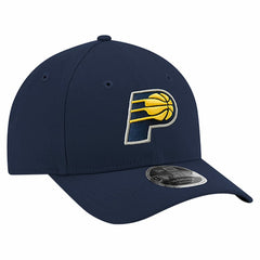 New Era Indiana Pacers 9FORTY Stock M-Crown Adjustable Hat Navy