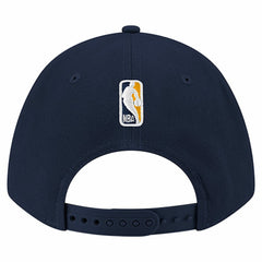 New Era Indiana Pacers 9FORTY Stock M-Crown Adjustable Hat Navy