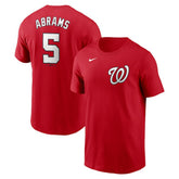 CJ Abrams Washington Nationals Nike Fuse Name & Number T-Shirt Sale