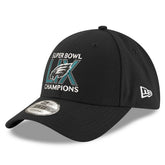 Philadelphia Eagles New Era Super Bowl LIX Champions 9FORTY Adjustable Hat - Black - NFL