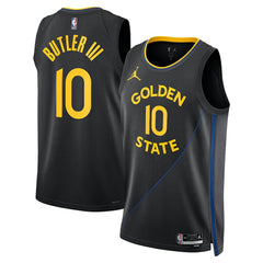 Jimmy Butler Golden State Warriors Jordan Brand Unisex Swingman Jersey Statement Editi- Black