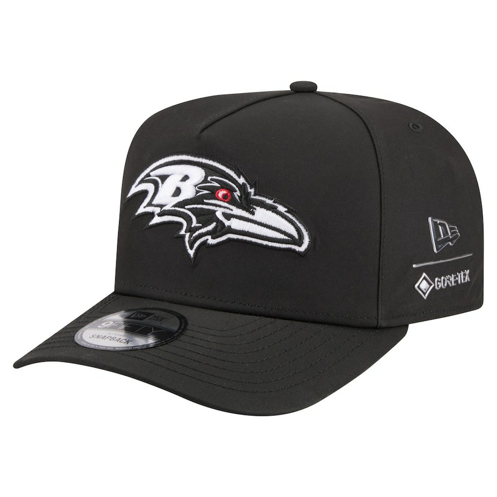 Baltimore Ravens New Era Gore-Tex A-Frame 9FIFTY Adjustable Hat - Black - NFL