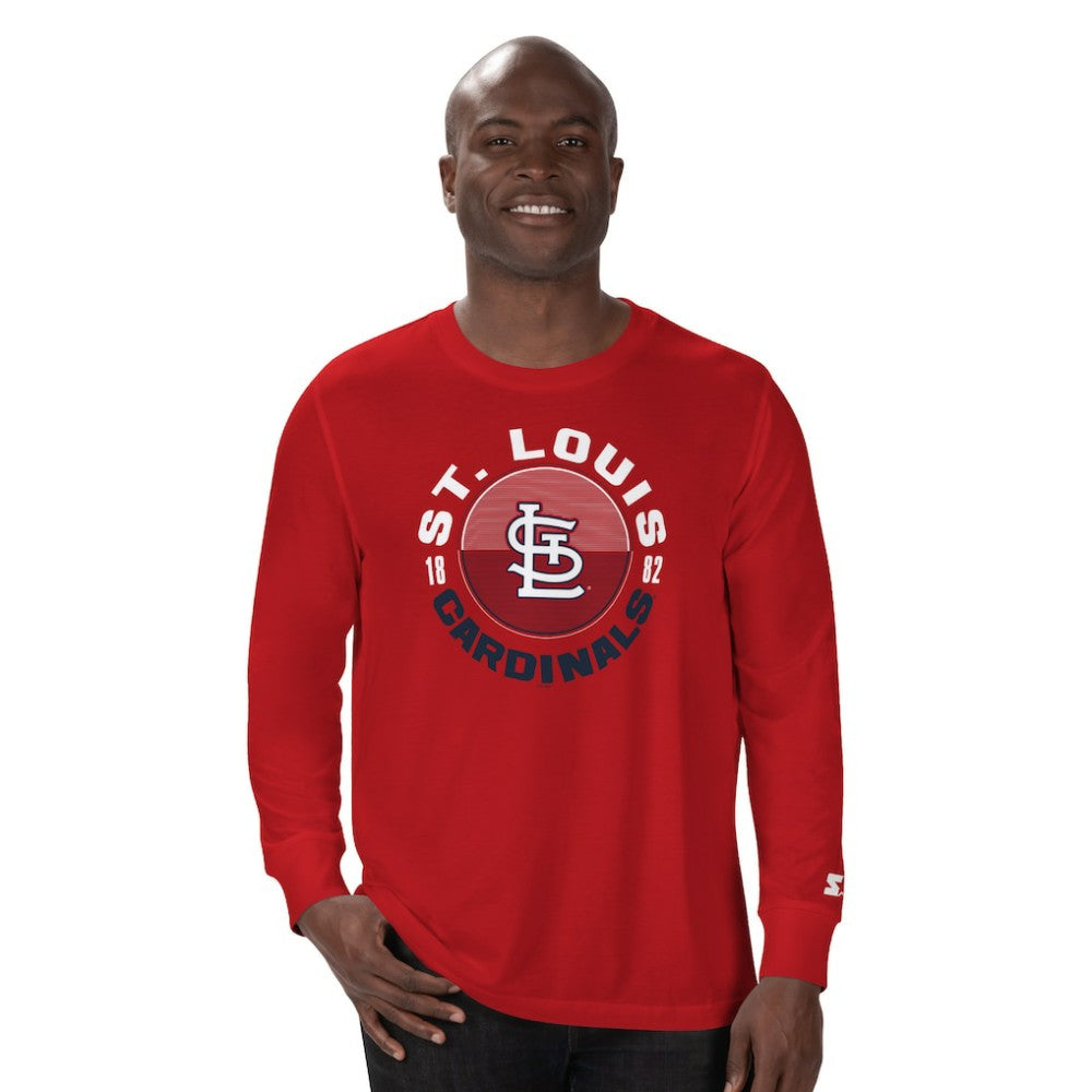 St. Louis Cardinals Starter Halftime Long Sleeve T-Shirt Outlet