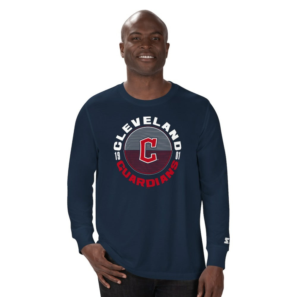 Cleveland Guardians Starter Halftime Long Sleeve T-Shirt Near Me