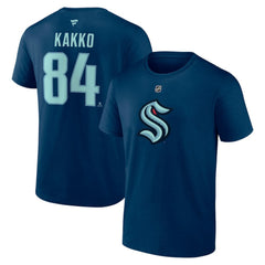 Kaapo Kakko Seattle Kraken Fanatics Authentic Stack Name & Number T-Shirt - Navy | Fanatics near me