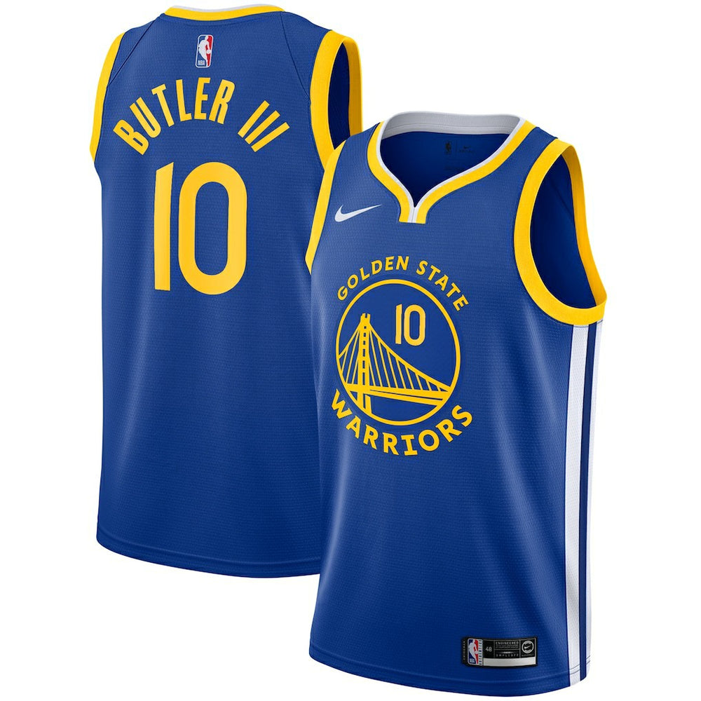 Nike Jimmy Butler III Golden State Warriors Youth Swingman Jersey Icon Editi- Royal