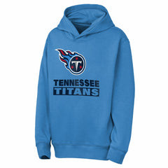 Tennessee Titans Outerstuff Youth Back to Basics Hoodie - Light Blue - NFL