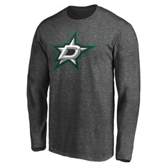 Dallas Stars Fanatics Logo Long Sleeve T-Shirt - Charcoal | Fanatics near me