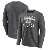Los Angeles Kings Fanatics Logo Long Sleeve T-Shirt - Charcoal | Fanatics online