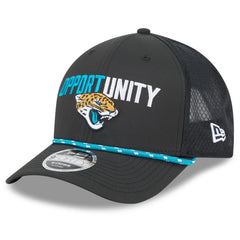 Jacksonville Jaguars New Era 2025 Inspire Change 9FORTY M-Crown Adjustable Hat - Black - NFL