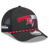 Tampa Bay Buccaneers New Era 2025 Inspire Change 9FORTY M-Crown Adjustable Hat - Black - NFL