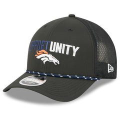 Denver Broncos New Era 2025 Inspire Change 9FORTY M-Crown Adjustable Hat - Black - NFL