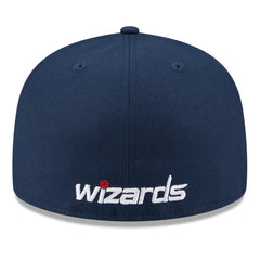 New Era Washington Wizards 2025 NBA Tip Off Split Panel 59FIFTY Fitted Hat White/Navy