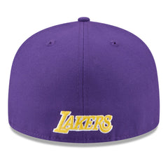 New Era Los Angeles Lakers 2025 NBA Tip Off Split Panel 59FIFTY Fitted Hat White/Purple