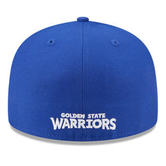 New Era Golden State Warriors 2025 NBA Tip Off Split Panel 59FIFTY Fitted Hat White/Royal