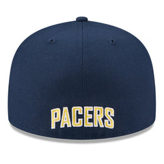 New Era Indiana Pacers 2025 NBA Tip Off Split Panel 59FIFTY Fitted Hat White/Navy
