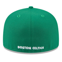 New Era Boston Celtics 2025 NBA Tip Off Split Panel 59FIFTY Fitted Hat White/Kelly Green