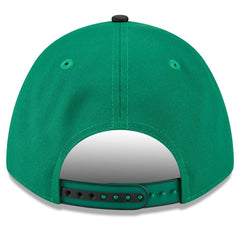 New Era Boston Celtics 2025 NBA Tip Off M-Crown A-Frame 9FORTY Adjustable Hat White/Kelly Green