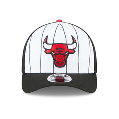 New Era Chicago Bulls 2025 NBA Tip Off M-Crown A-Frame 9FORTY Adjustable Hat White/Black