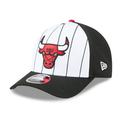 New Era Chicago Bulls 2025 NBA Tip Off M-Crown A-Frame 9FORTY Adjustable Hat White/Black