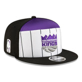 New Era Sacramento Kings 2025 NBA Tip Off Split Panel 9FIFTY Snapback Hat White/Black