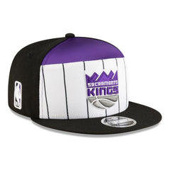 New Era Sacramento Kings 2025 NBA Tip Off Split Panel 9FIFTY Snapback Hat White/Black