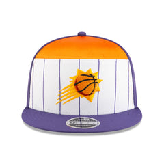 New Era Phoenix Suns 2025 NBA Tip Off Split Panel 9FIFTY Snapback Hat White/Purple